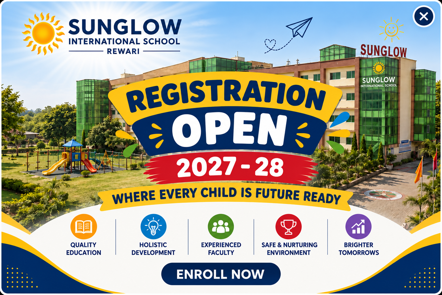 Registration open for session 2027–28. Enrol now.